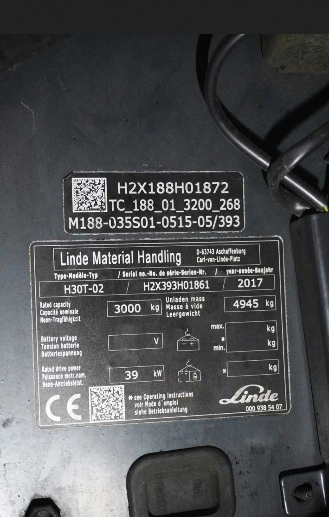 Мотокар Linde H30T, LPG , 3t, снимка 12 - Индустриална техника - 55962838