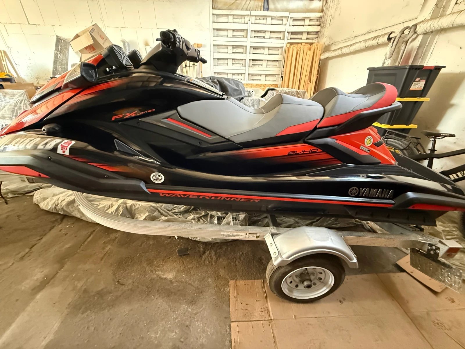 Джет Yamaha Waverunner FX SVHO, снимка 3 - Воден транспорт - 53826433