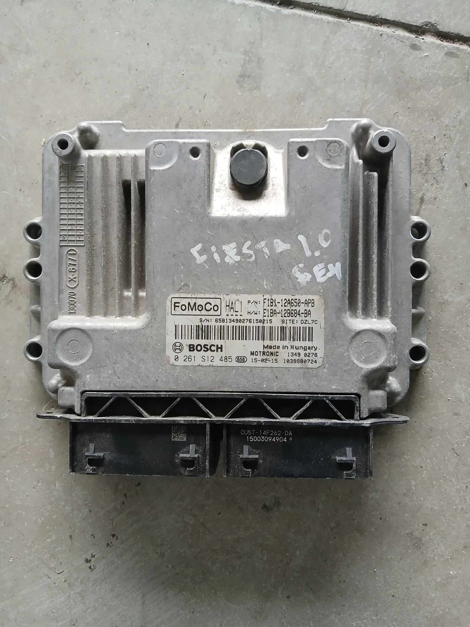 0 261 S12 485 Компютър Ford Fiesta 