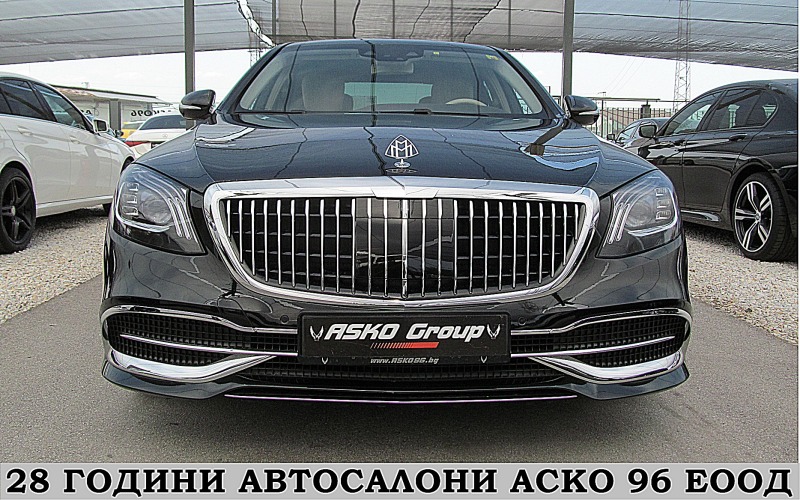 Mercedes-Benz S 350 4-MATIK/ MAYBACH/LONG/DIGITAL/БИЗНEС КЛАС/ЛИЗИНГ/, снимка 2 - Автомобили и джипове - 46386235