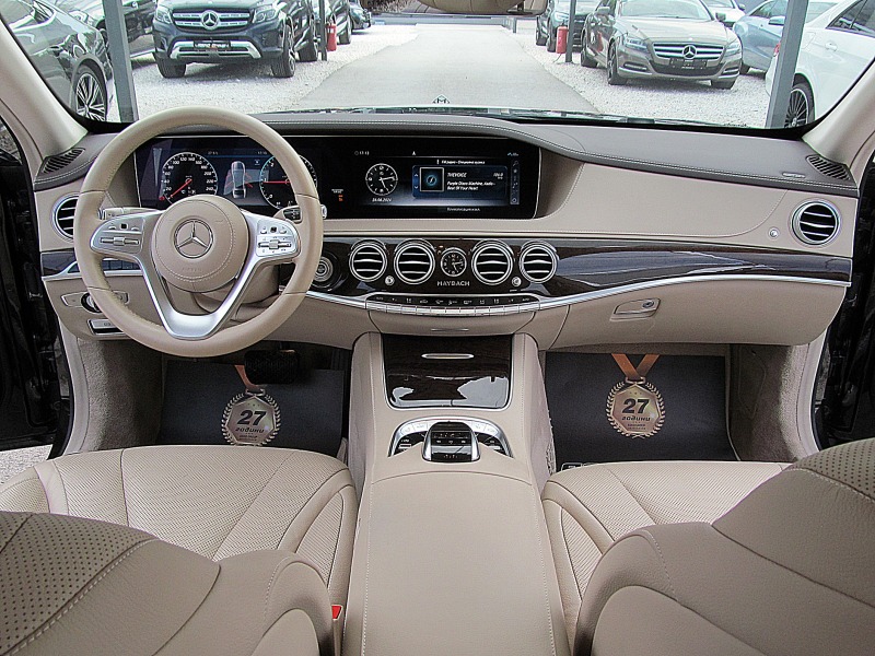Mercedes-Benz S 350 4-MATIK/ MAYBACH/LONG/DIGITAL/БИЗНEС КЛАС/ЛИЗИНГ/, снимка 14 - Автомобили и джипове - 46386235