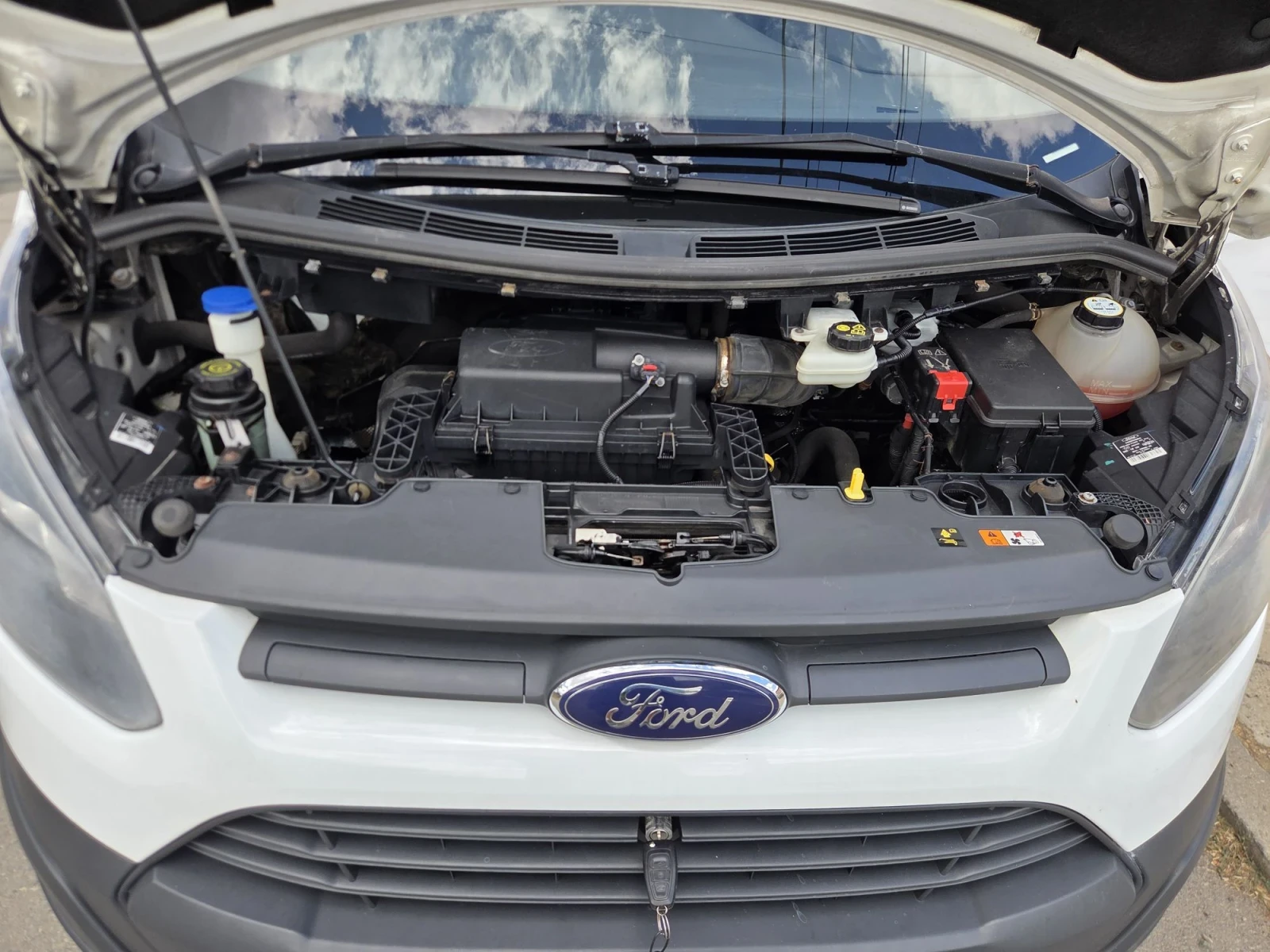 Ford Transit Custom 2.2 101 кс. , снимка 13 - Бусове и автобуси - 55673443