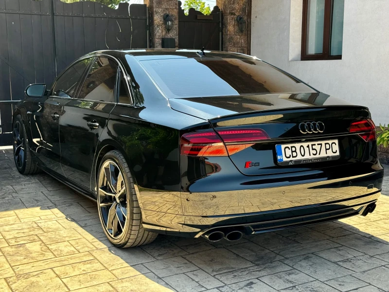 Audi S8 Plus 4.0TFSI* 605hp* S-line* Matrix* Ceramic* Лизи, снимка 5 - Автомобили и джипове - 52202155