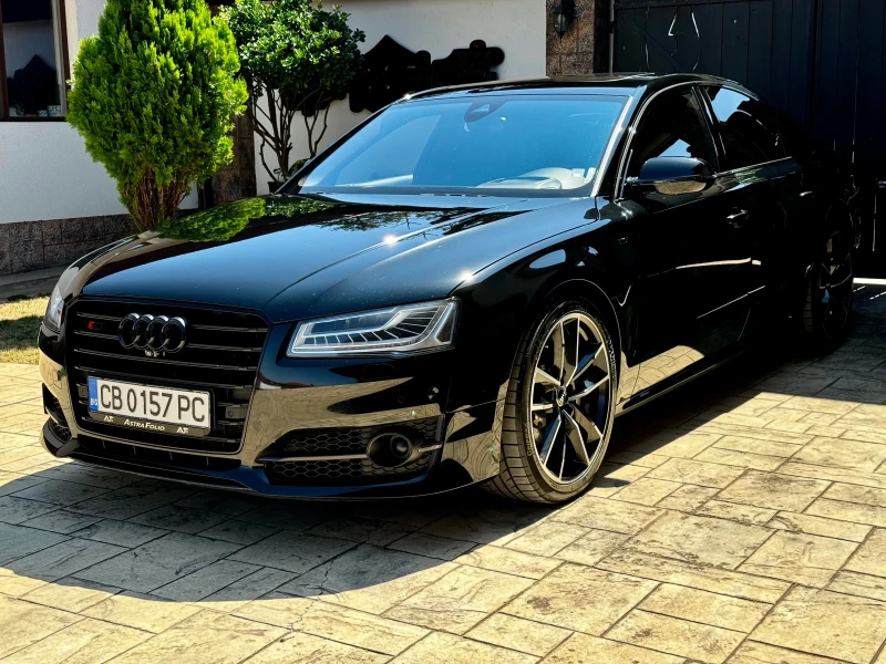 Audi S8 Plus 4.0TFSI* 605hp* S-line* Matrix* Ceramic* Лизи, снимка 2 - Автомобили и джипове - 52202155