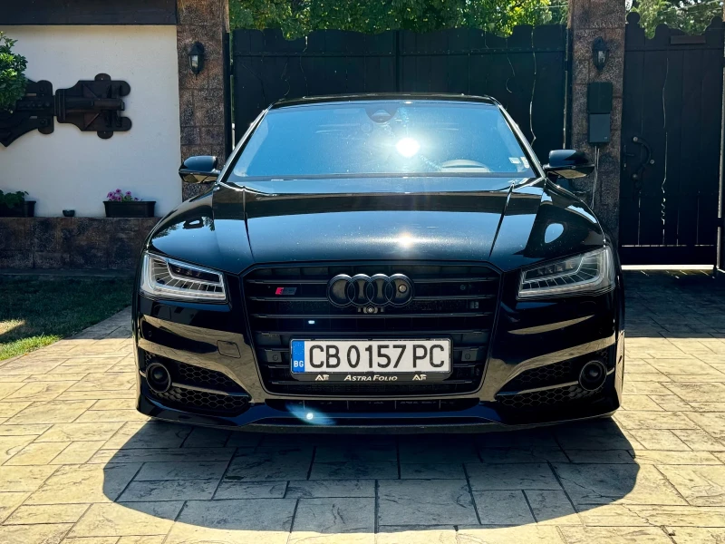 Audi S8 Plus 4.0TFSI* 605hp* S-line* Matrix* Ceramic* Лизи, снимка 3 - Автомобили и джипове - 52202155