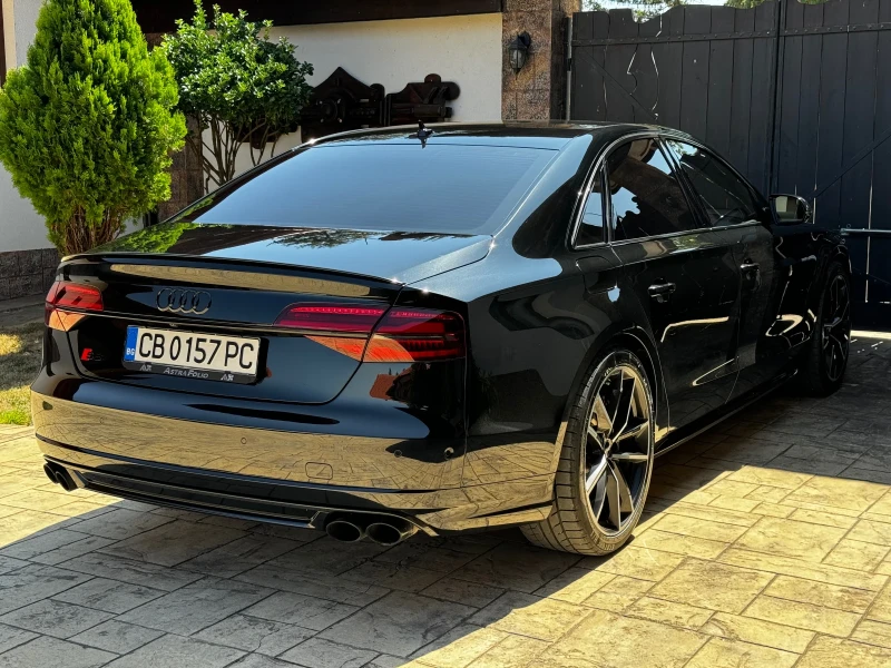 Audi S8 Plus 4.0TFSI* 605hp* S-line* Matrix* Ceramic* Лизи, снимка 4 - Автомобили и джипове - 52202155