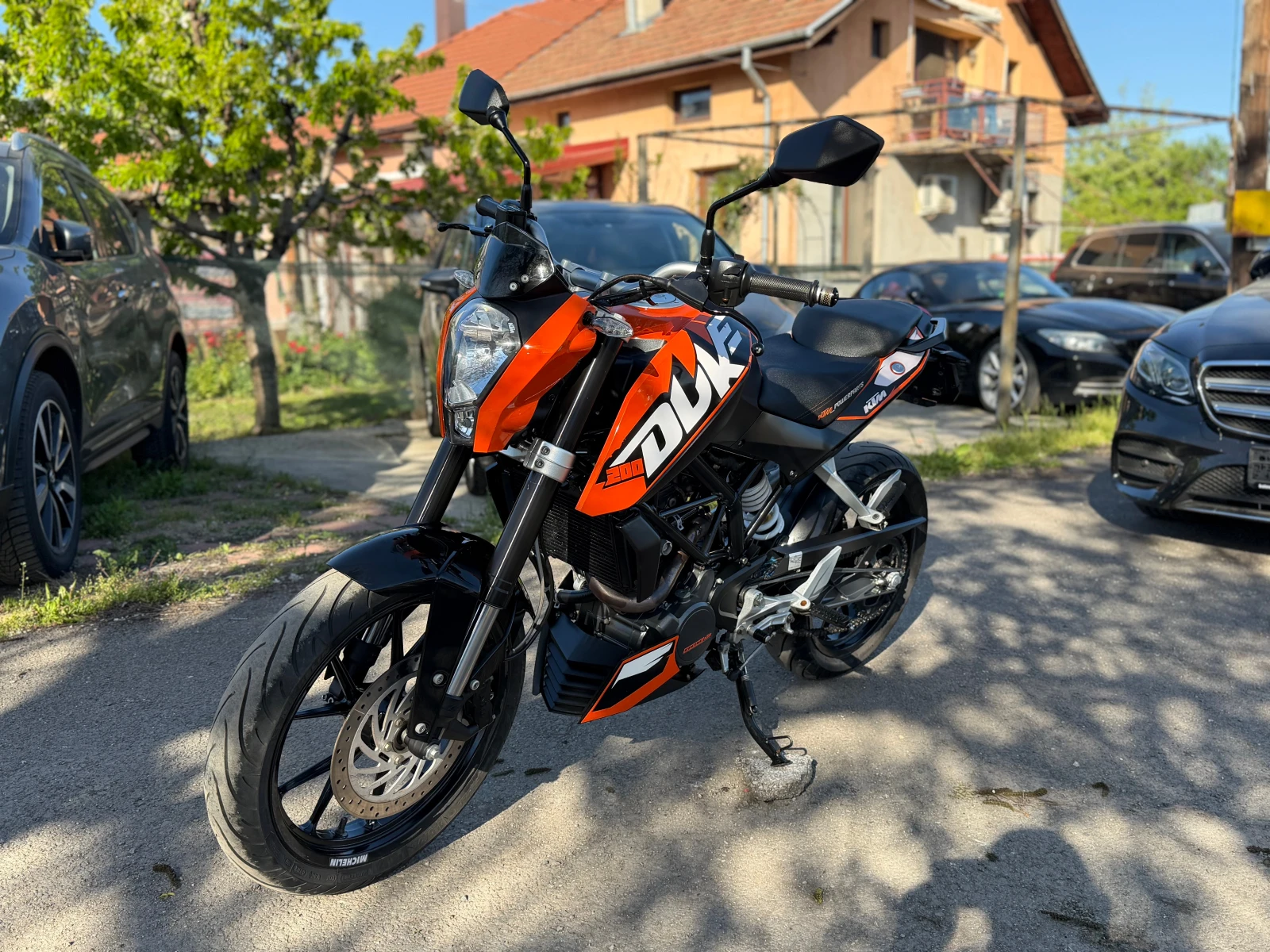 Ktm Duke 200куб-АКРАПОВИЧ-13х.к-ШВЕЙЦАРИЯ