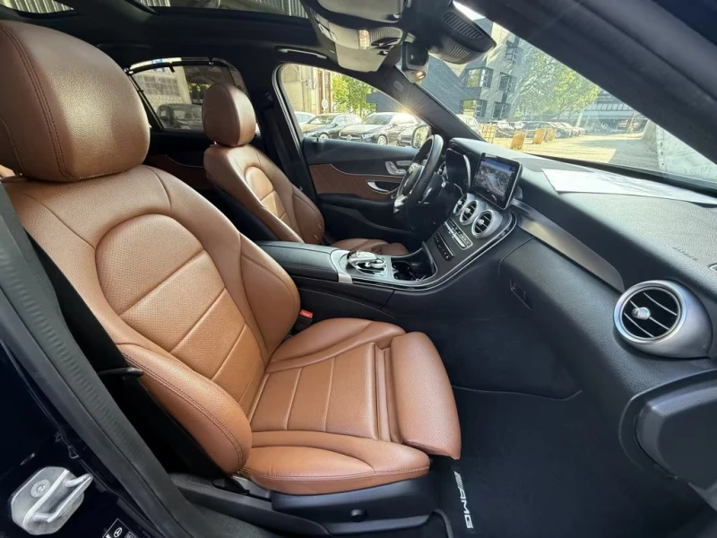 Mercedes-Benz C 300 AMG-LINE/245HP/PANO/MEMO/BURM/CAM/LED/NAVI/270g, снимка 14 - Автомобили и джипове - 51593809