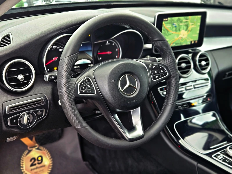 Mercedes-Benz C 220 AMG/9G/GERMANY/CAMERA/AMBIENT/FULL LED/AUTO H/LIZI, снимка 10 - Автомобили и джипове - 52308287