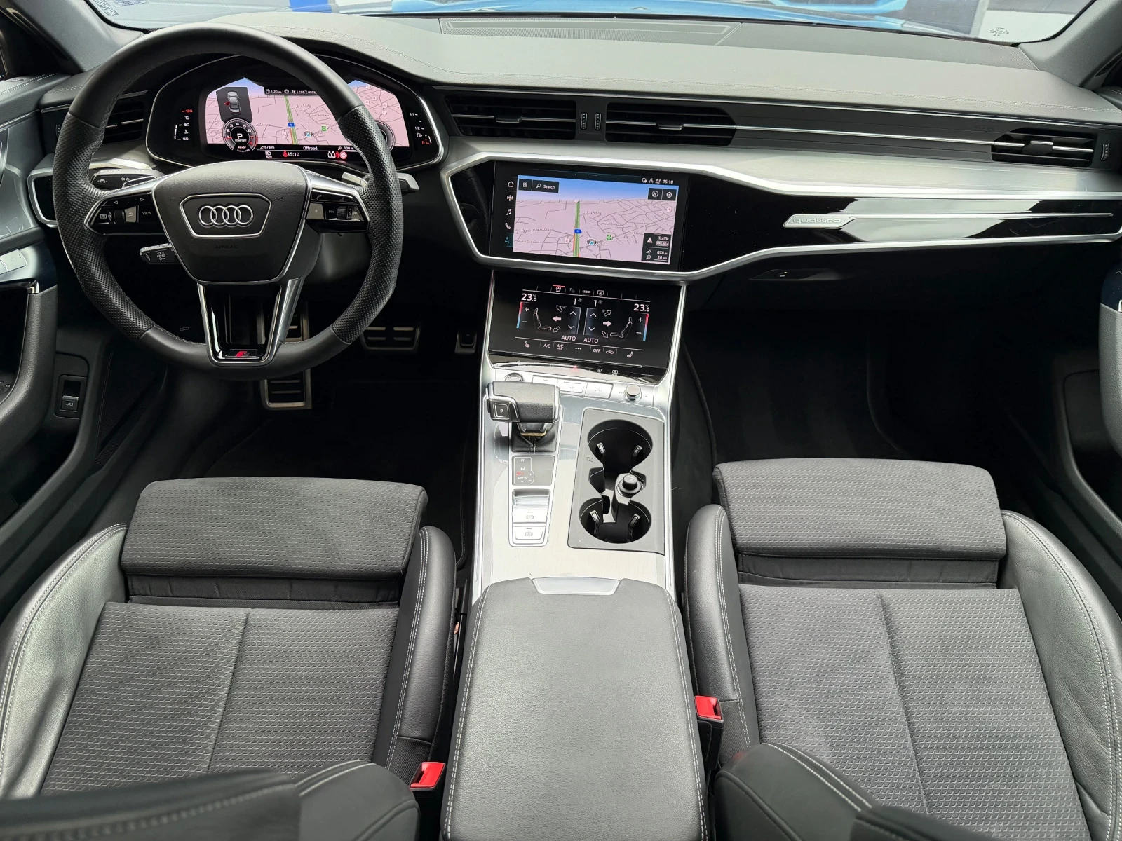 Audi A6 45TFSI* S-LINE* HYBRID* ��������-12.2028* MATRIX*  | Mobile.bg � ����������� 9