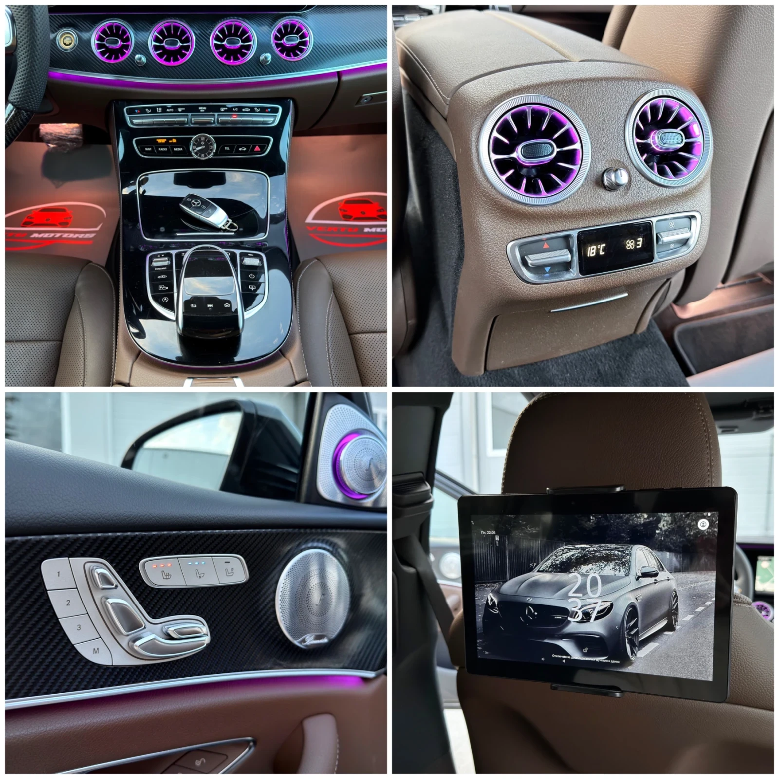 Mercedes-Benz E 400 AMG 6.3 OPTIC/DISTRONIC+ /MASSAGE/DIGITAL/3xTV, снимка 12 - Автомобили и джипове - 55092870