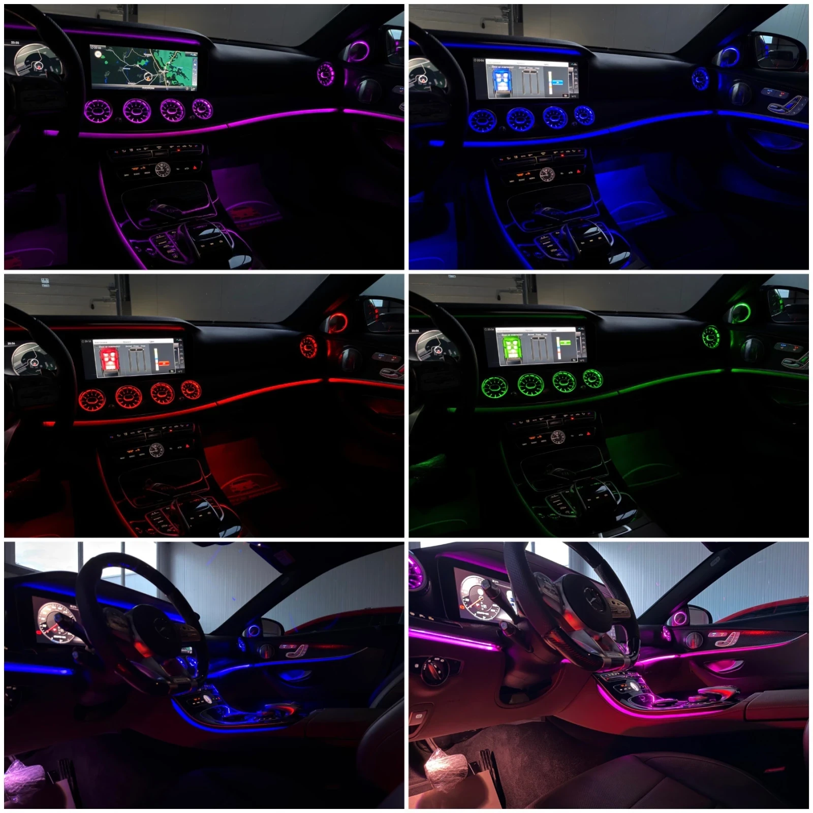 Mercedes-Benz E 400 AMG 6.3 OPTIC/DISTRONIC+ /MASSAGE/DIGITAL/3xTV, снимка 14 - Автомобили и джипове - 55092870