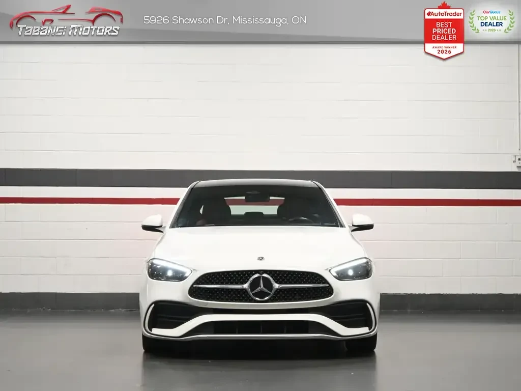 Mercedes-Benz C 300 4MATIC AMG* HUD* 360* ЧЕРВЕН САЛОН* CARFAX, снимка 2 - Автомобили и джипове - 56119332