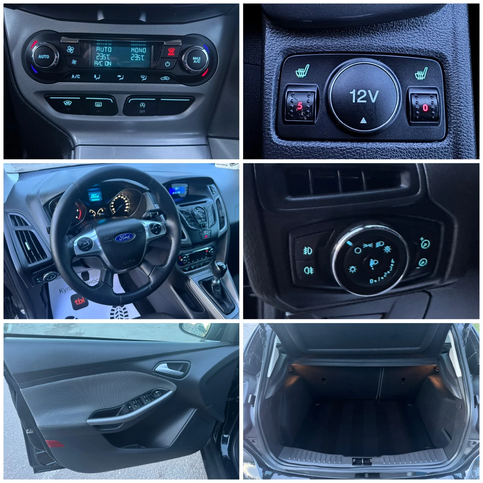 Ford Focus 1.6 TDCi 6ск. , снимка 16 - Автомобили и джипове - 54011578