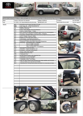 Toyota Land cruiser LC J100L 4, 7 V8 7-Seats B6-High Security Armourin | Mobile.bg � ����� ������ 8