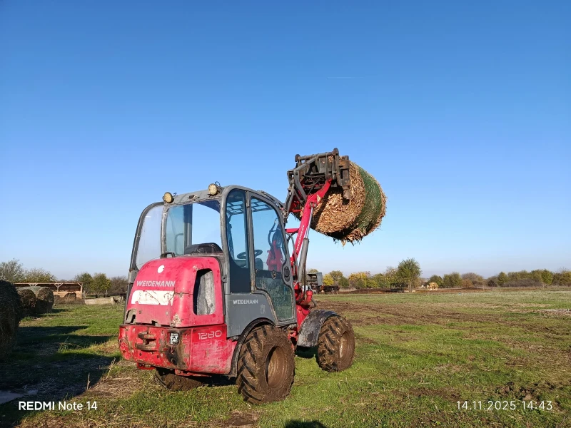 Телескопичен товарач Weidemann 1280, снимка 3 - Селскостопанска техника - 52417027