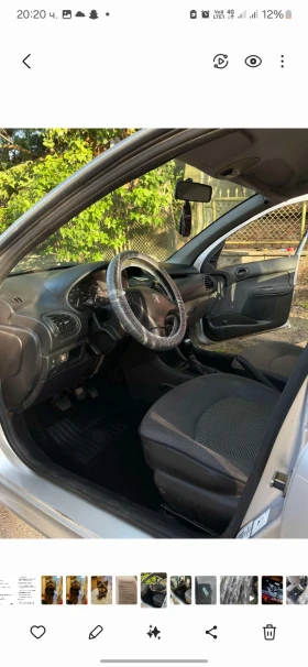 Peugeot 206 1.4i на реални километри възможност за бартер - 7500 лв. - 90514760 5