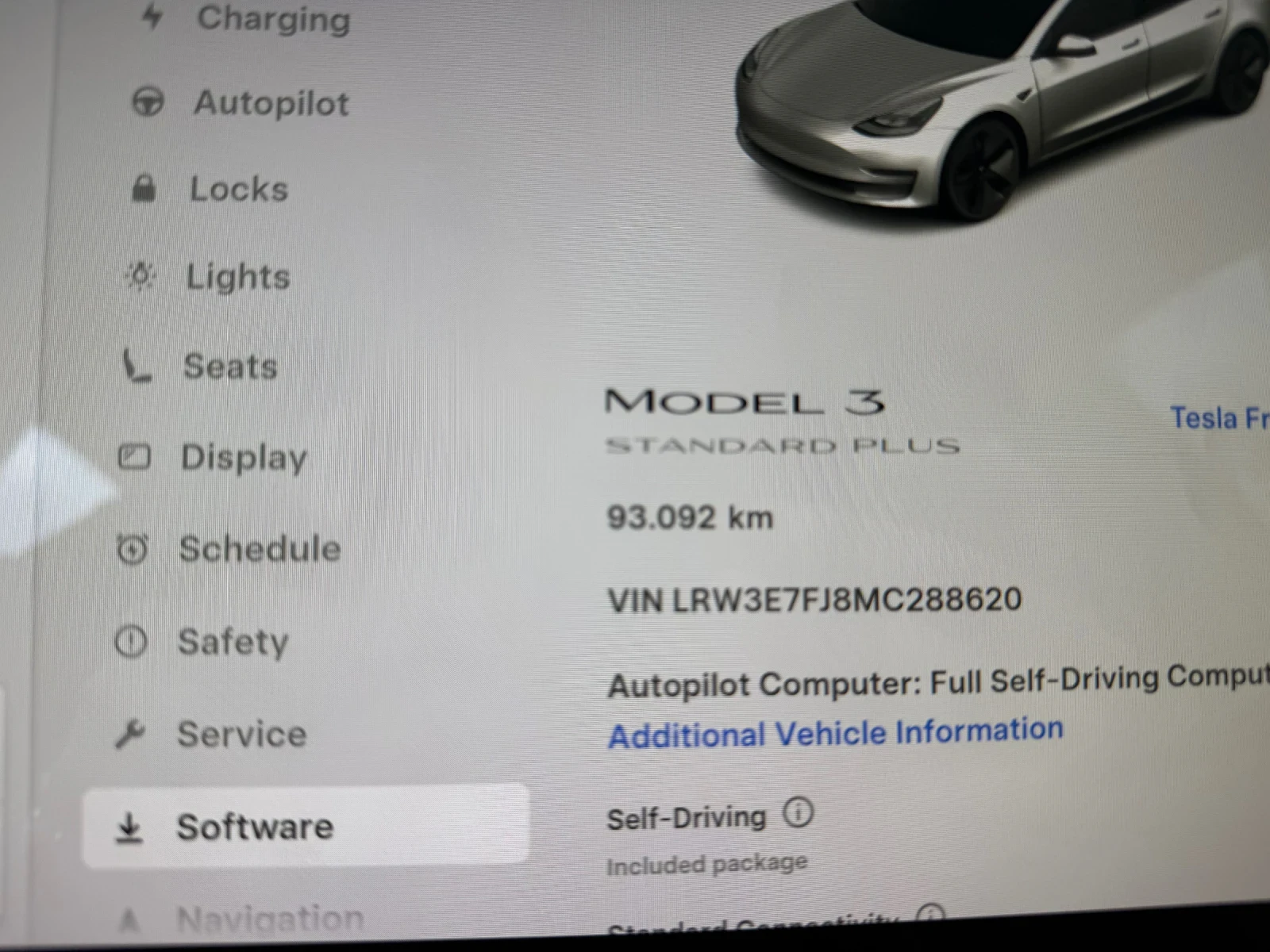 Tesla Model 3 SR+ * LFP* Термопомпа , снимка 12 - Автомобили и джипове - 54459662