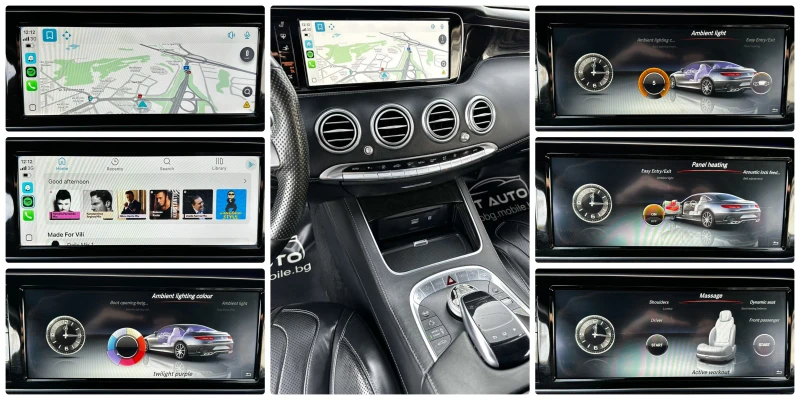 Mercedes-Benz S 63 AMG COUPE 5.5i 585HP V8 BiTURBO 4MATIC FULL, снимка 12 - Автомобили и джипове - 53561907