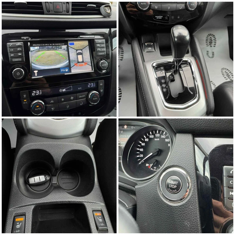 Nissan Qashqai 1.6DCI* TEKNA* FULL* 360* Автомат* , снимка 16 - Автомобили и джипове - 52148989