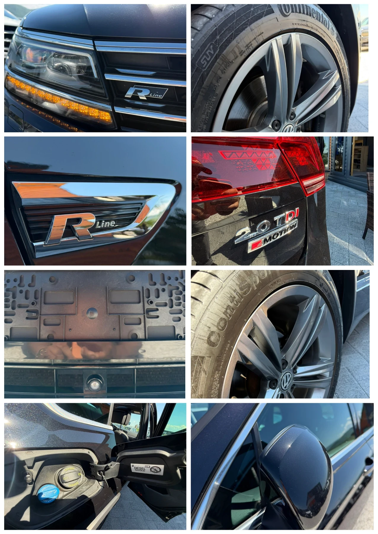 VW Tiguan R-line/4-motion/360/Нов внос от Белгия!, снимка 15 - Автомобили и джипове - 54442326