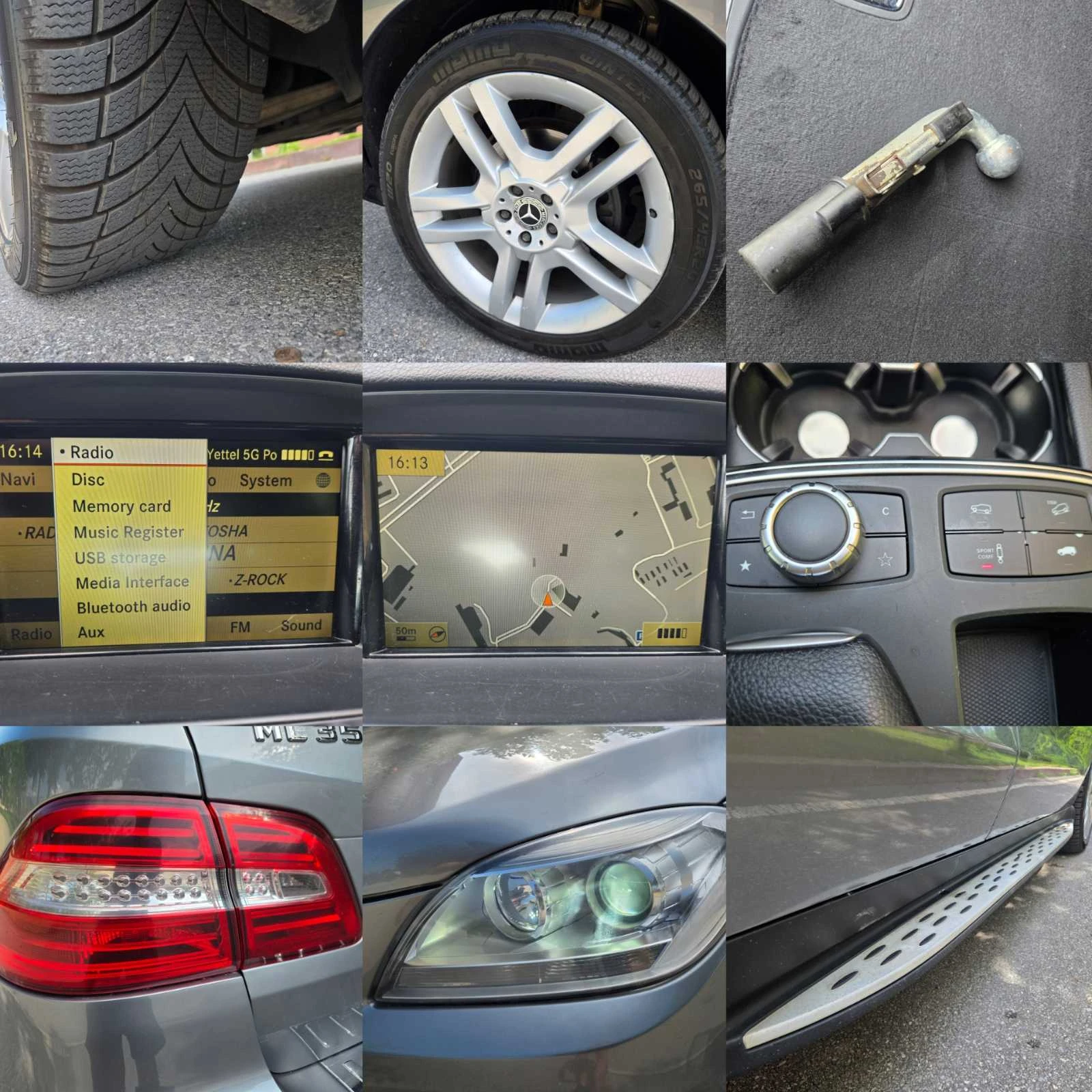 Mercedes-Benz ML 350 3.0CDI-258кс= SPORT EDITION= 4MATIC= NAVI= КСЕНОН, снимка 17 - Автомобили и джипове - 55495302