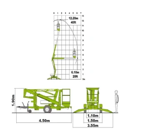 Автовишка Друга марка Nifti Lift120TA, снимка 16