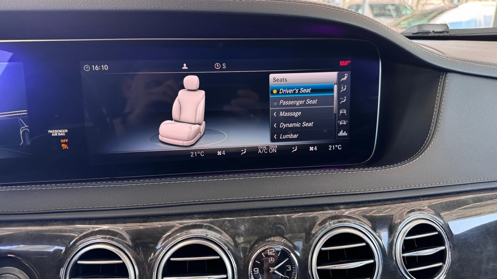 Mercedes-Benz S 450 AMG 367кс * Панорама* BURMESTER* , снимка 16 - Автомобили и джипове - 55263989