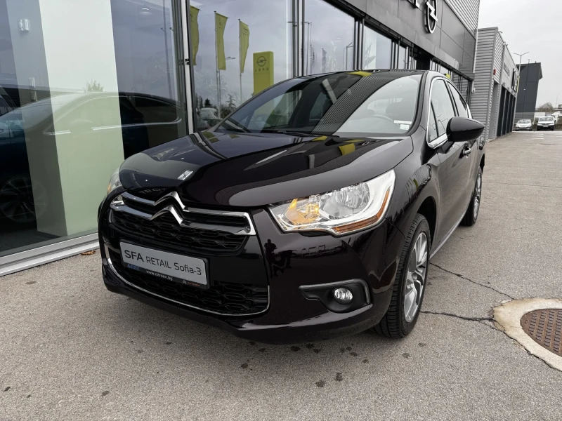 DS DS 4 1.6 BlueHDi / 120 HP AUT EURO 6 цвят бордо, снимка 1 - Автомобили и джипове - 47987661