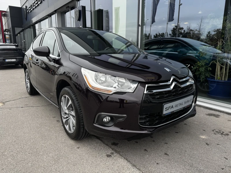 DS DS 4 1.6 BlueHDi / 120 HP AUT EURO 6 цвят бордо, снимка 3 - Автомобили и джипове - 47987661