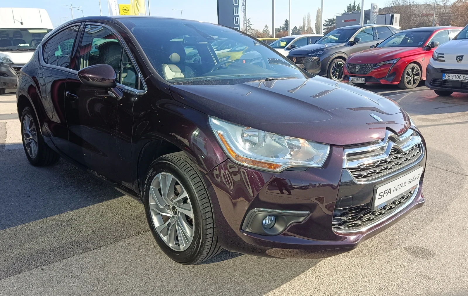 DS DS 4 1.6 BlueHDi / 120 HP AUT EURO 6 цвят бордо - изображение 3