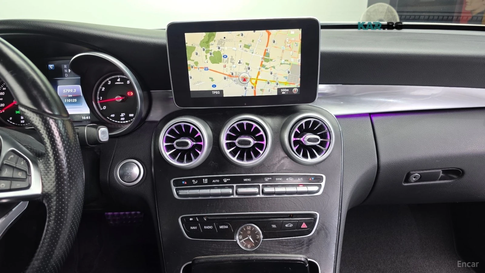Mercedes-Benz C 200 HUD* КОЖА* НАВИ* ПАНО* АВТОКРЕДИТ, снимка 12 - Автомобили и джипове - 55709726