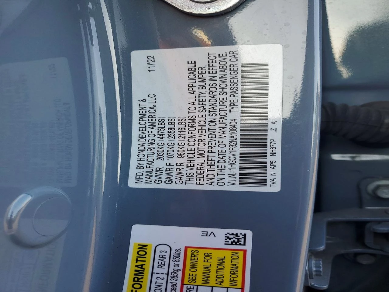 Honda Accord 1.5l Sport, снимка 12 - Автомобили и джипове - 54114135