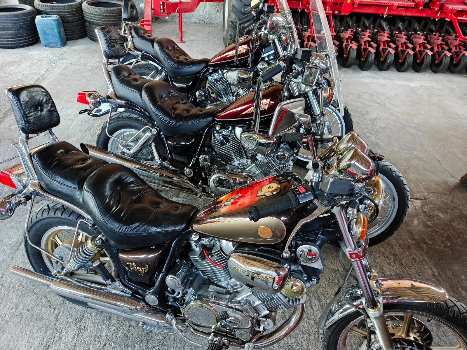 Yamaha Virago Golden edition, снимка 11 - Мотоциклети и мототехника - 53625714