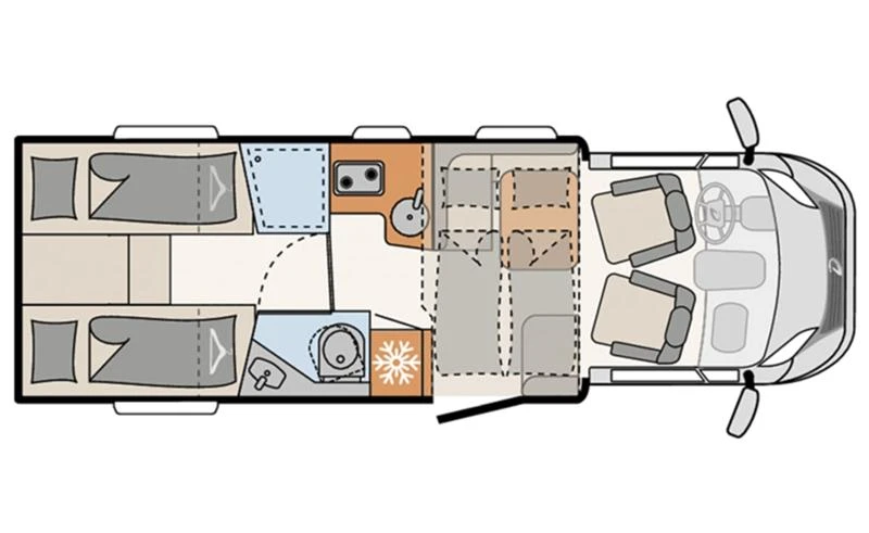 Кемпер Dethleffs T7052 EB!!! С отстъпка 5555EUR и 0% Лихва !!!, снимка 6 - Каравани и кемпери - 47218893