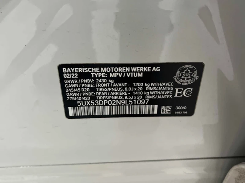 BMW X3 * xDrive30i * CARFAX * БЕЗ ПЪРВОНАЧАЛНА ВНОСКА, снимка 11 - Автомобили и джипове - 53254038