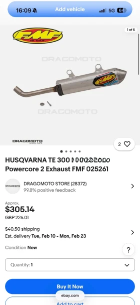 Husqvarna TE FMF/Инжекция/Стартер/Режими, снимка 8