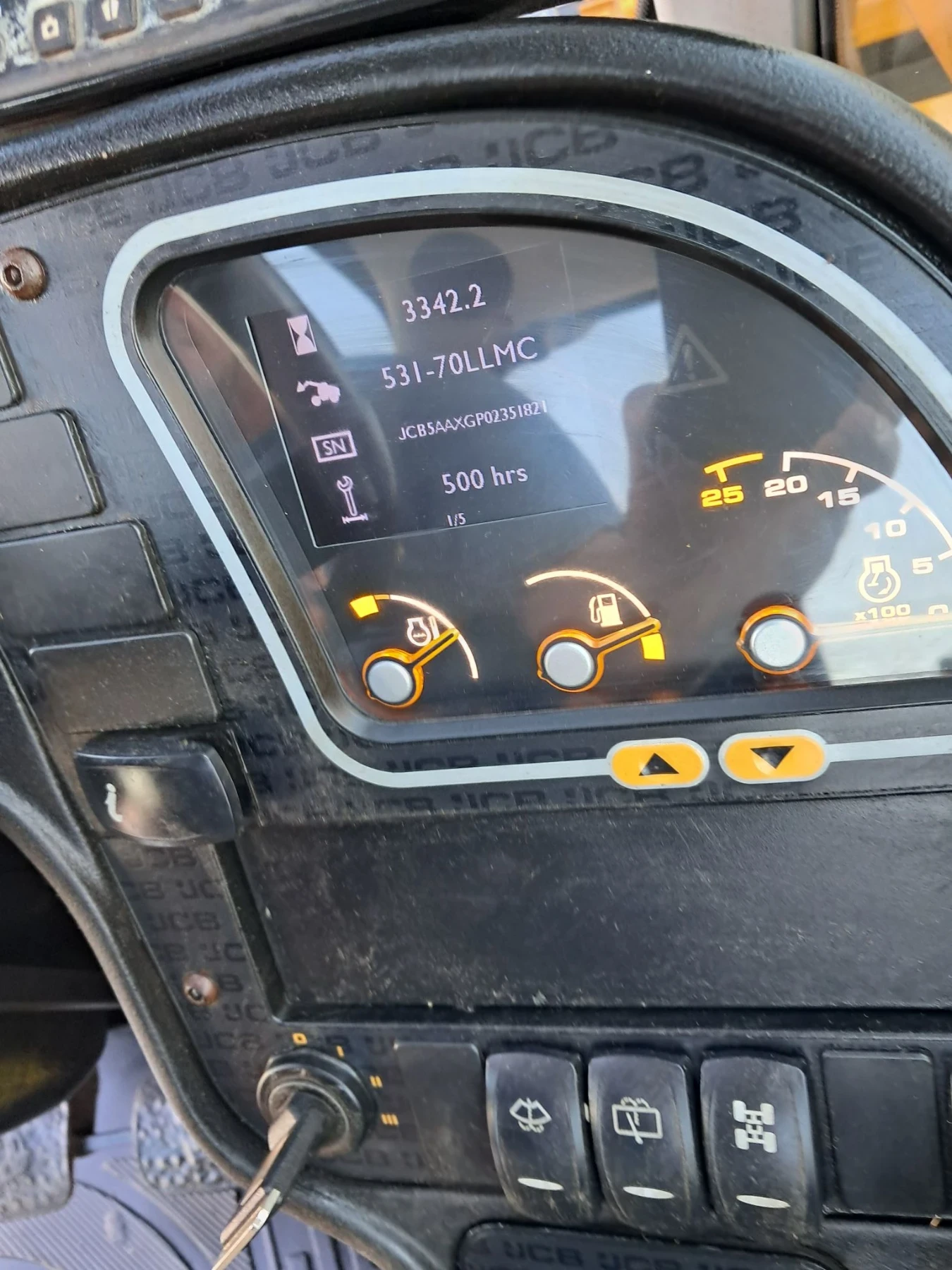 Телескопичен товарач JCB 531-70, снимка 7 - Селскостопанска техника - 56649511