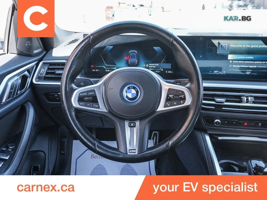 BMW i4 eDrive40* 360* HEAD-UP* ПОДГРЕВ* ПАНОРАМА* КОЖА* , снимка 10 - Автомобили и джипове - 55061474