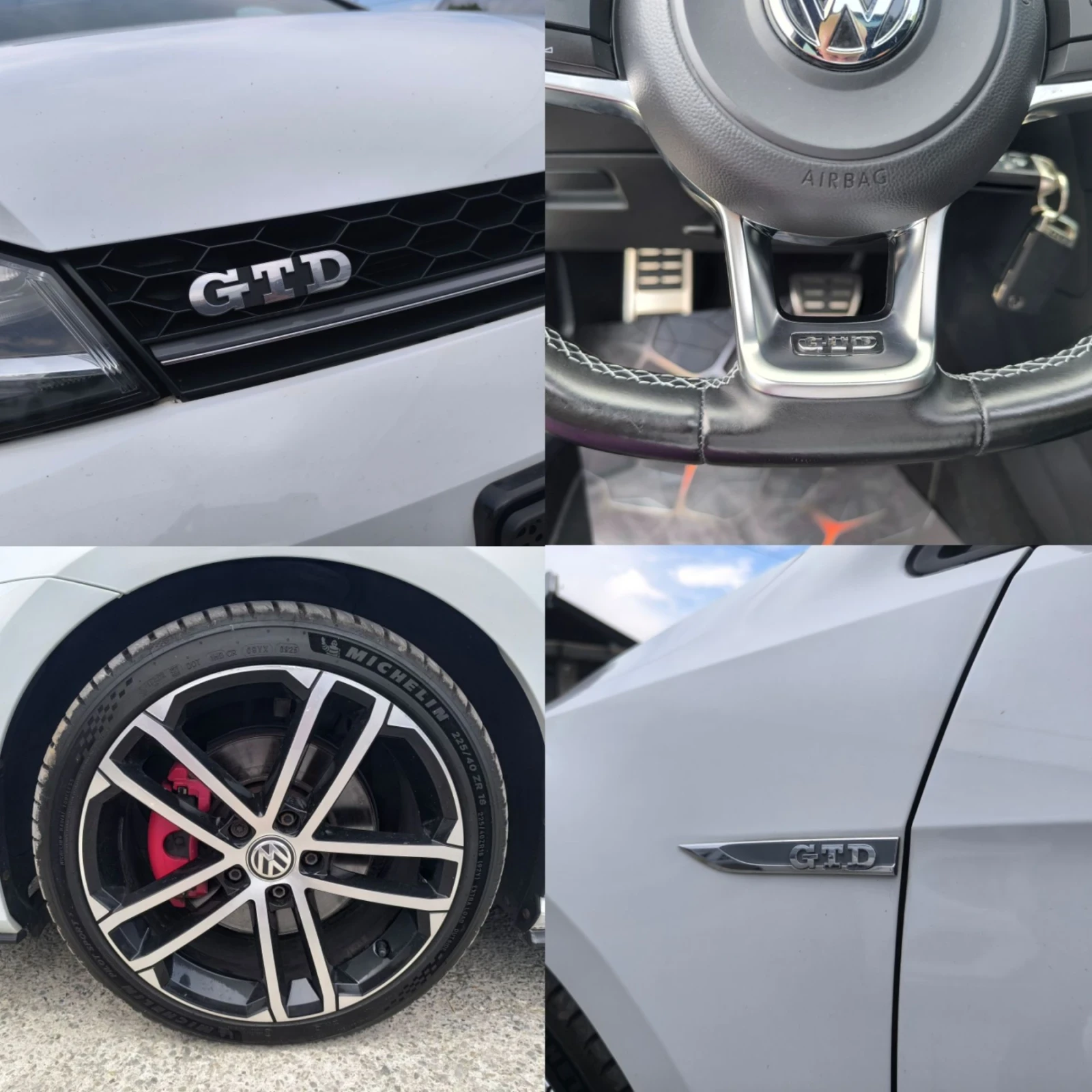 VW Golf 2.0TDI GTD DSG ПАНОРАМА ГЕРМАНИЯ ТОП ТОП ТОП, снимка 16 - Автомобили и джипове - 56042483