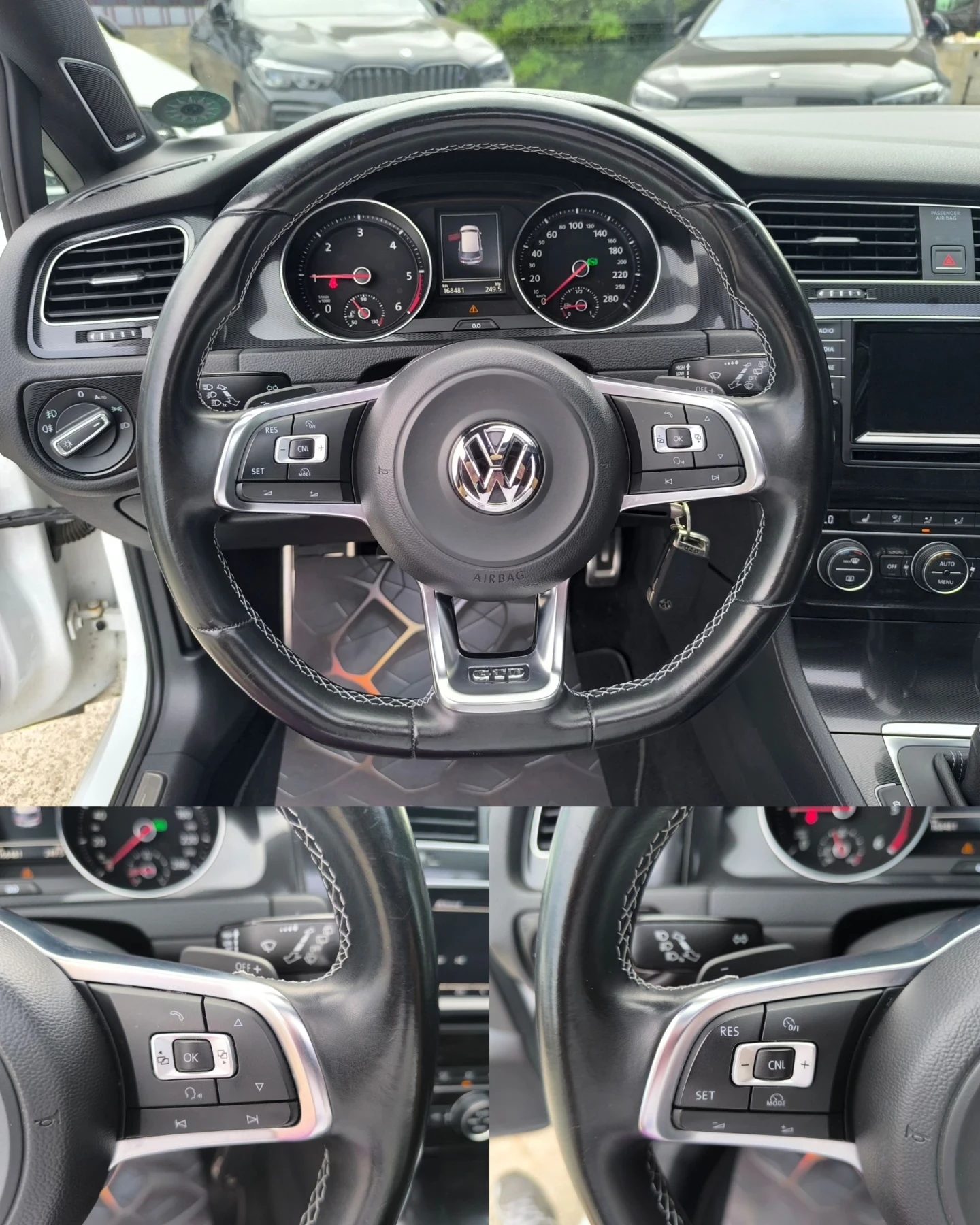 VW Golf 2.0TDI GTD DSG ПАНОРАМА ГЕРМАНИЯ ТОП ТОП ТОП, снимка 12 - Автомобили и джипове - 56042483