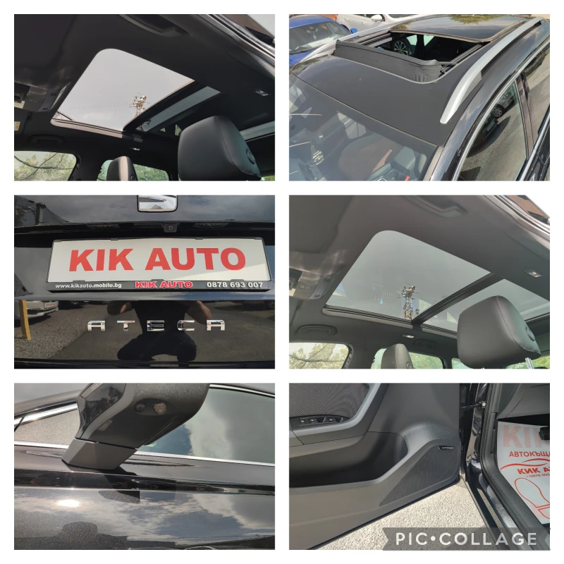 Seat Ateca 2.0TDI-190ks-4X4-ПАНОРАМА-ШИБЕДАХ- 360 KAМЕРА-FULL, снимка 15 - Автомобили и джипове - 47462216