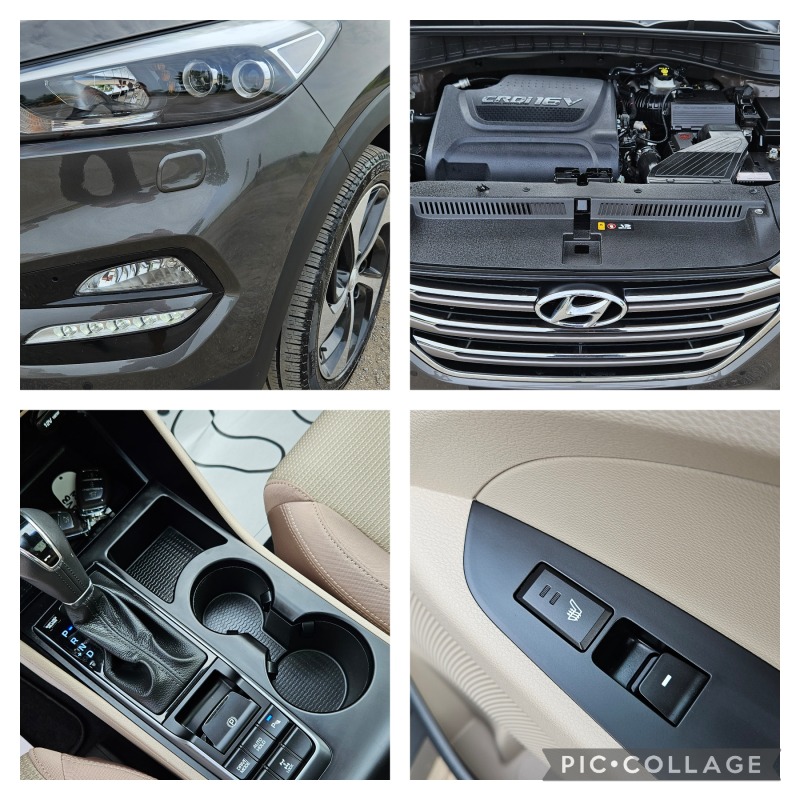 Hyundai Tucson 2, 0CRDi-185кс* 4Х4* 2017г* LED* ПАНОРАНА* ПЕРФЕКТ, снимка 16 - Автомобили и джипове - 45322001