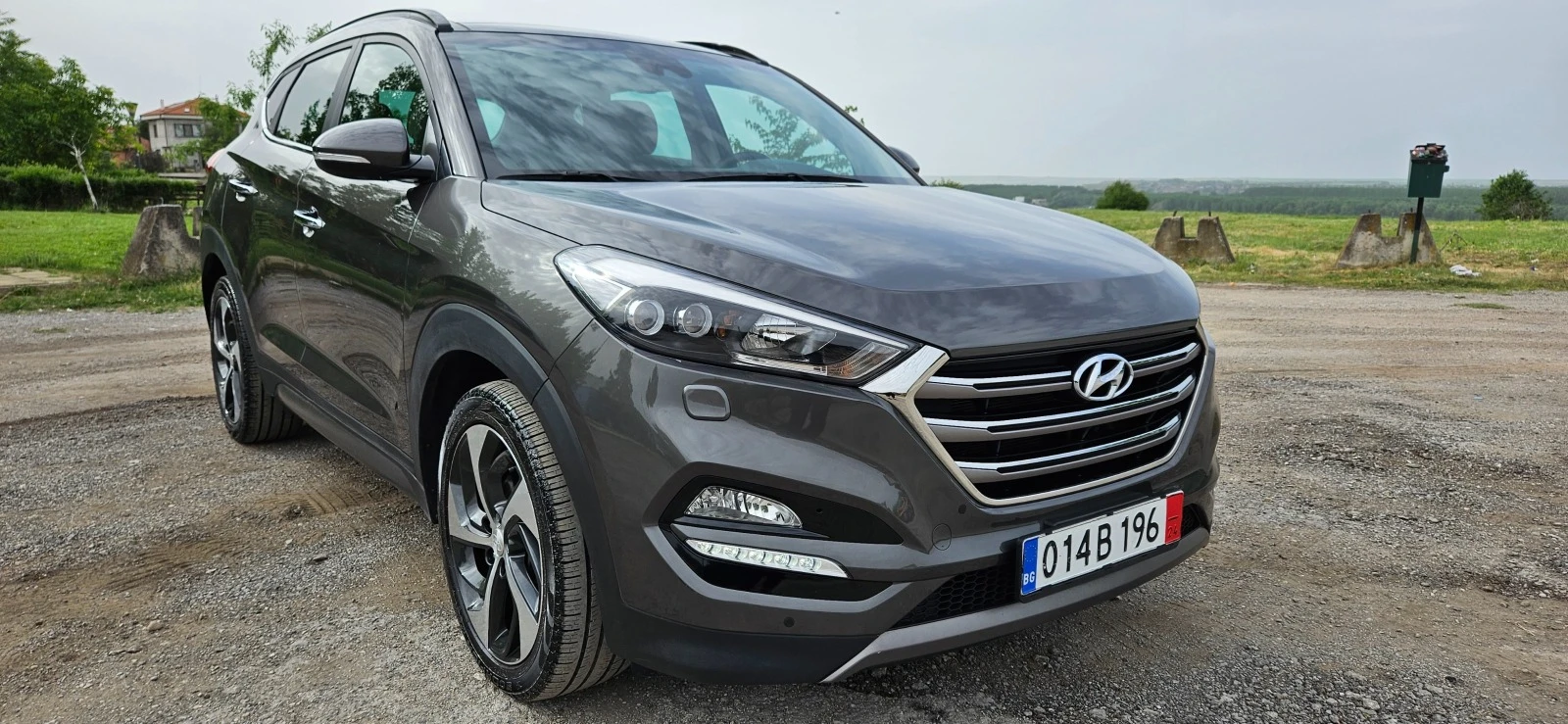 Hyundai Tucson 2, 0CRDi-185кс* 4Х4* 2017г* LED* ПАНОРАНА* ПЕРФЕКТ - изображение 3