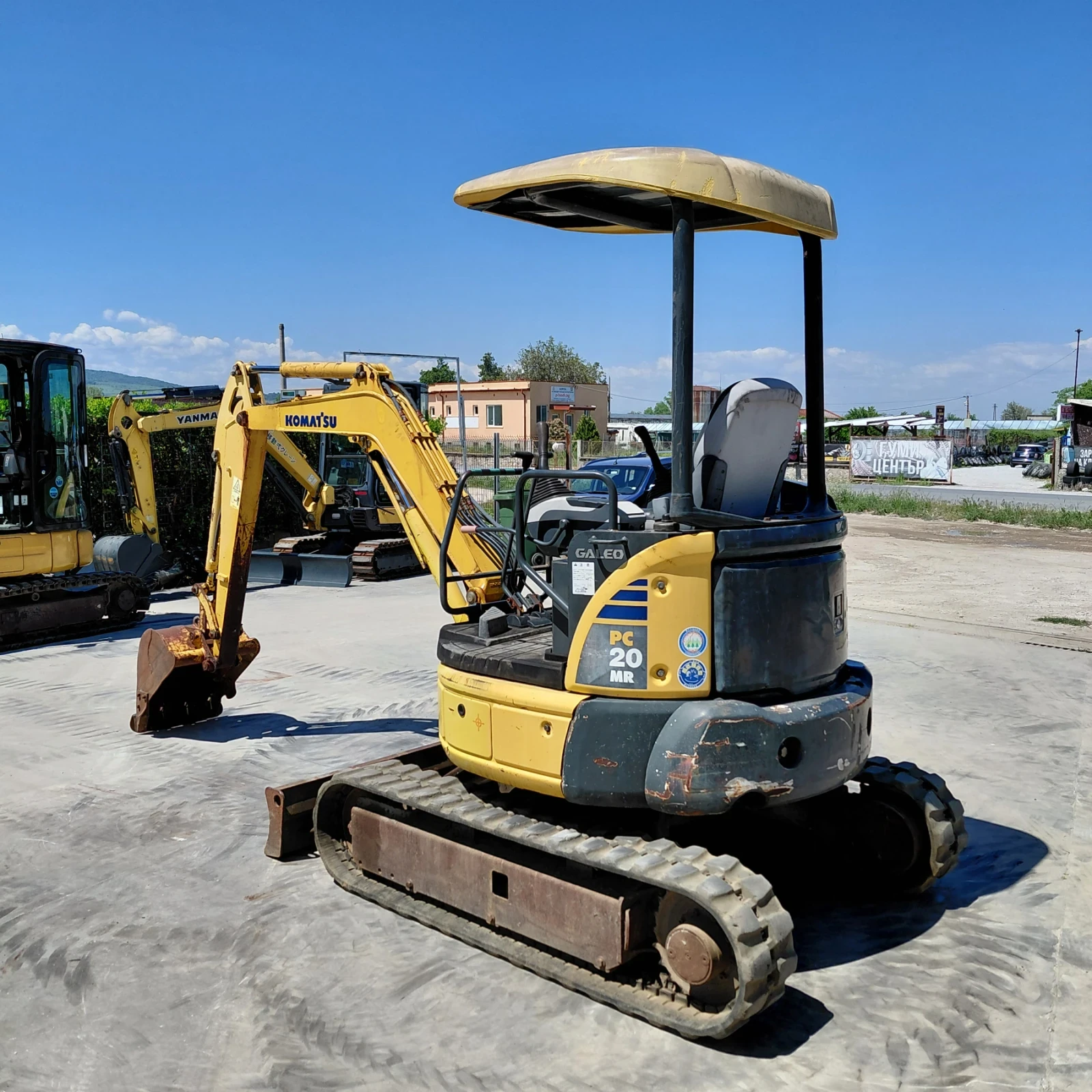 Багер Komatsu PC20MR-2 * ИСТИНСКИ ЯПОНЕЦ * ДЪЛГА СТРЕЛА * , снимка 3 - Индустриална техника - 52818284