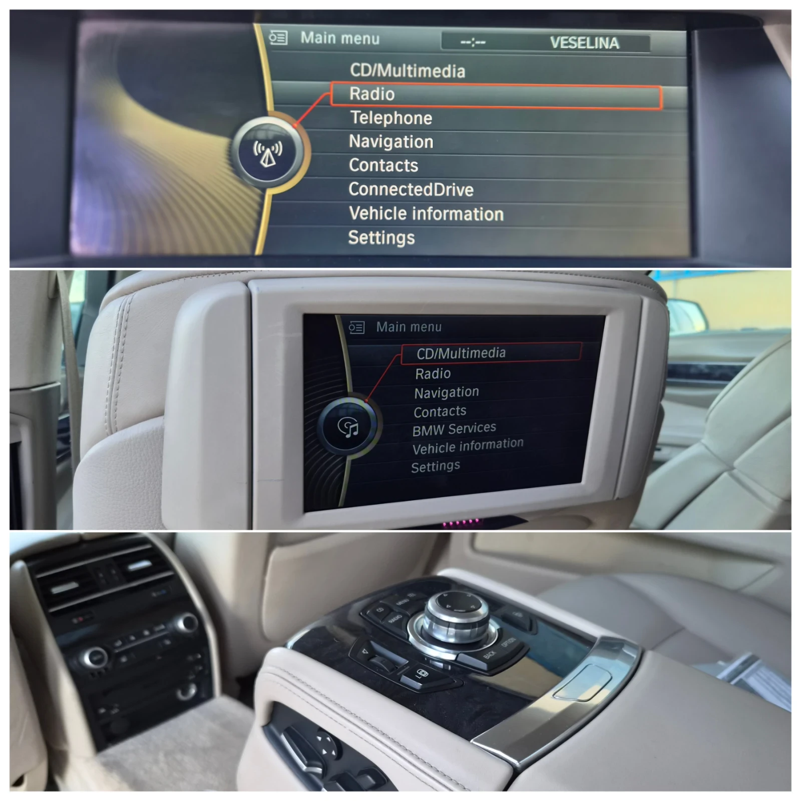 BMW 750 Li INDIVIDUAL* HeadUp* Massage* 3xTV* Camera* FULL | Mobile.bg � ����������� 12
