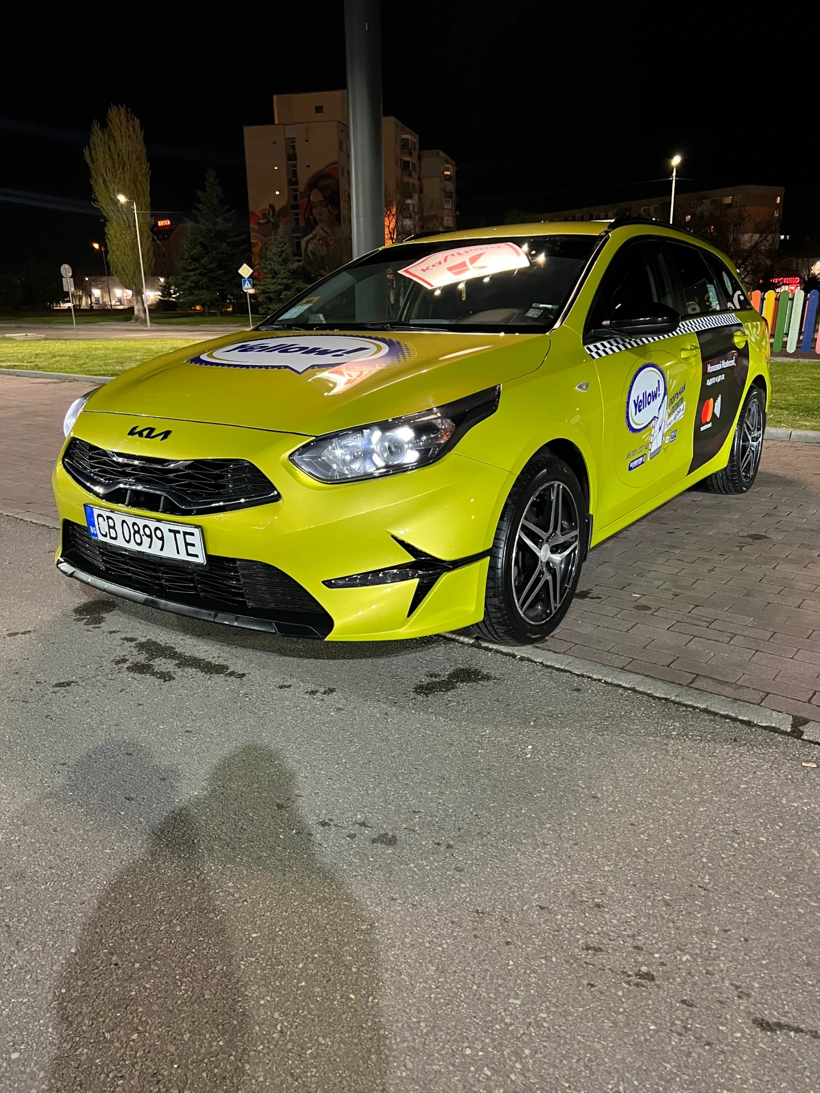 Kia Ceed  Такси Киа сийд 1.5 Турбо газ