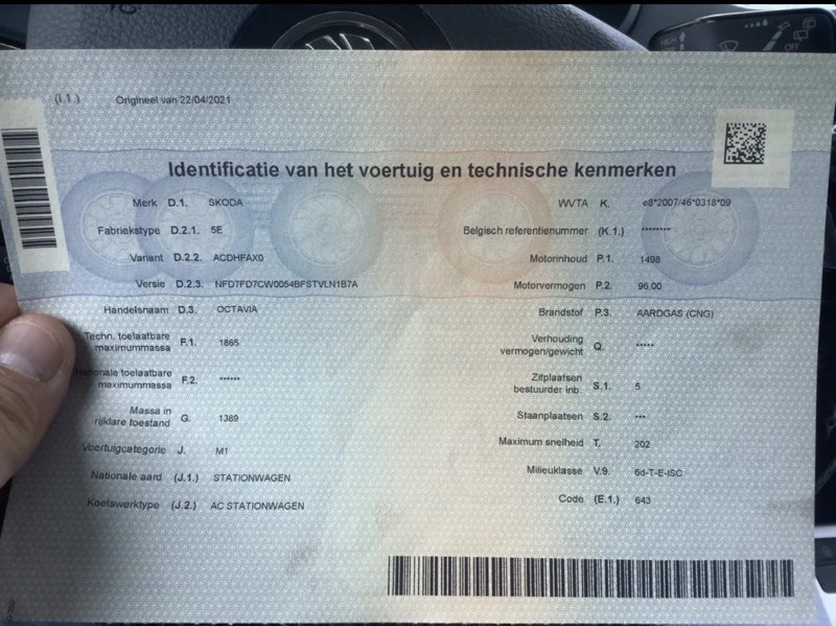 Skoda Octavia 1.5G-TEC Avtomatik , снимка 13 - Автомобили и джипове - 54659128