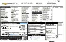 Chevrolet Camaro 3.6l, Shock edition, 2LT, снимка 17