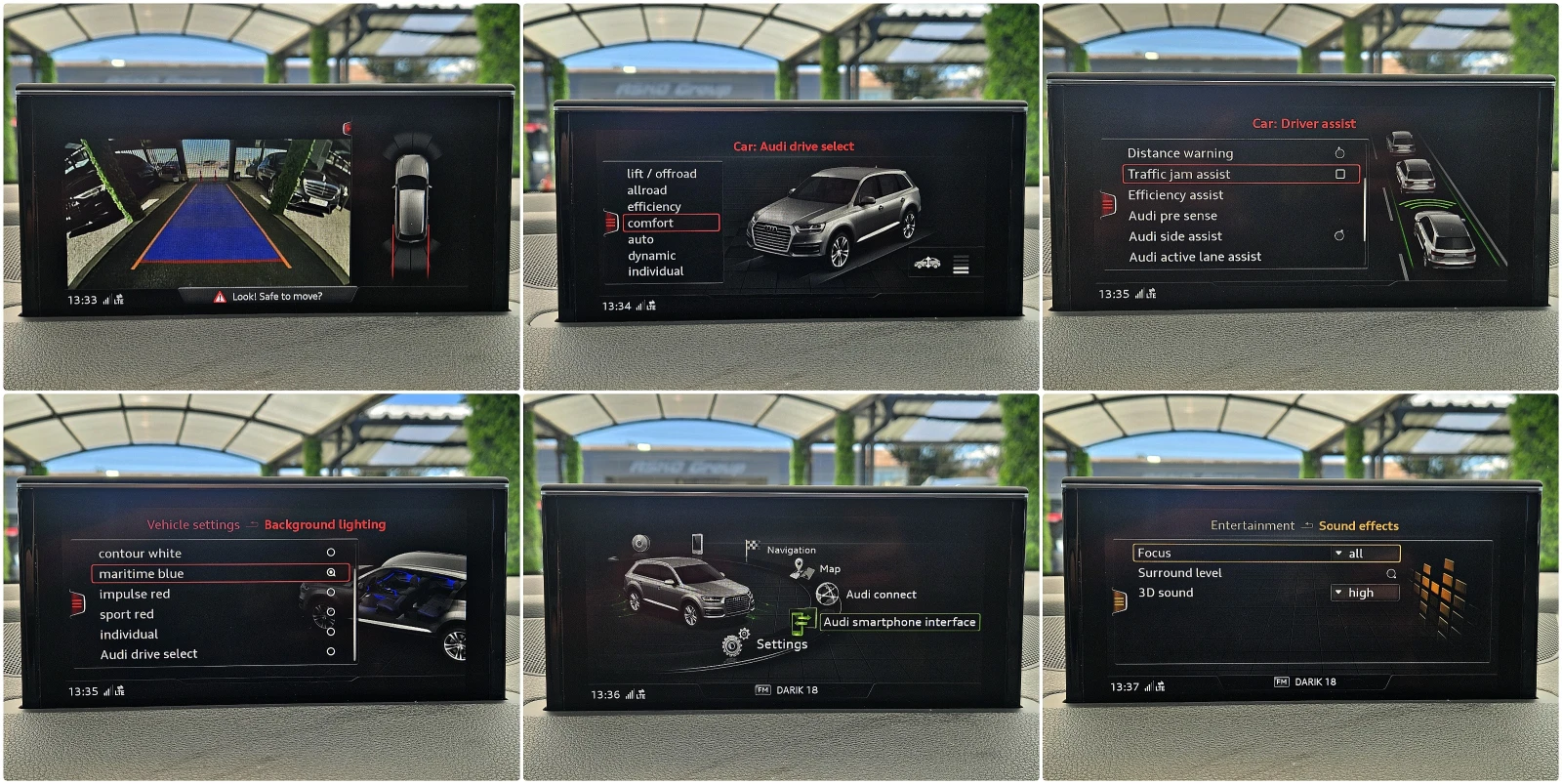 Audi SQ7 CERAMIC/EXCLUSIVE/DISTR/CAMERA/BOSE/PANO/ВАКУМ/LIZ, снимка 14 - Автомобили и джипове - 54138787